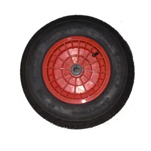 Wheelbarrow Wheel 4.00-8 with Plastic Rim & 20mm Bearing – Durable Replacement Wheel for Garden & Farm Use