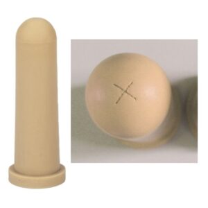 Calf Teat Standard X-Pierced Yellow 100mm – Durable Feeding Teat for Calves