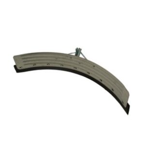 34 Inch Farm Yard Scraper Squeegee – Curved BZP Frame with Reinforced Rubber Blade