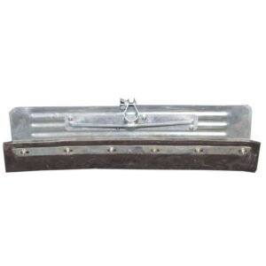 22 Inch Farm Yard Scraper Squeegee – Straight BZP Frame with Reinforced Rubber Blade