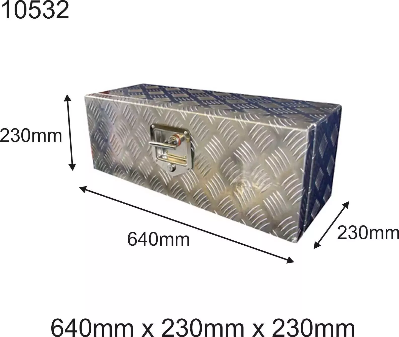 Aluminium Tie Down Strap Storage Box for Ifor Williams Trailers - Image 5