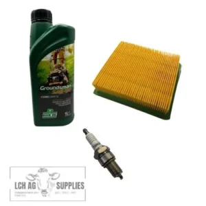 Hyundai Lawnmower Service Kit – Air Filter, Spark Plug & Oil – Fits HYM430SP, HYM430SPE, HYM430SPR, HYM430SPER, HYM460SP, HYM460SPE, HYM480SPR, HYM480SPER