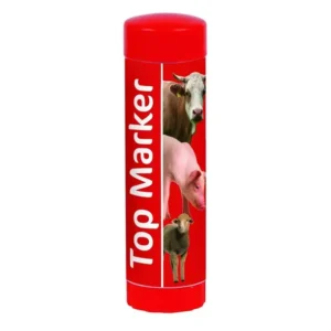 Top Marker Crayon Stick Red 60ml – Durable Animal Marking Pen for Cows, Sheep, Pigs & Lambs