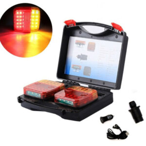 Wireless Magnetic LED Lamp Set 12V/24V – 13 Pin Trailer Light Kit