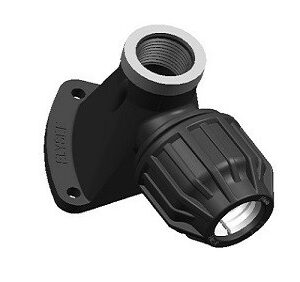 MDPE Water Pipe Wall Plate Elbow Female 20mm x 1/2" – High-Quality Compression Connector
