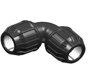 MDPE Water Pipe 90 Degree Elbow 32mm x 32mm – High-Quality Compression Connector