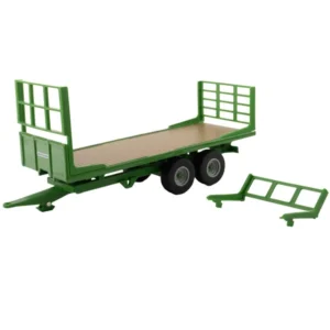 Britains Green Flat Bed Trailer 1:32 Scale Farm Model – Tractor Trailer