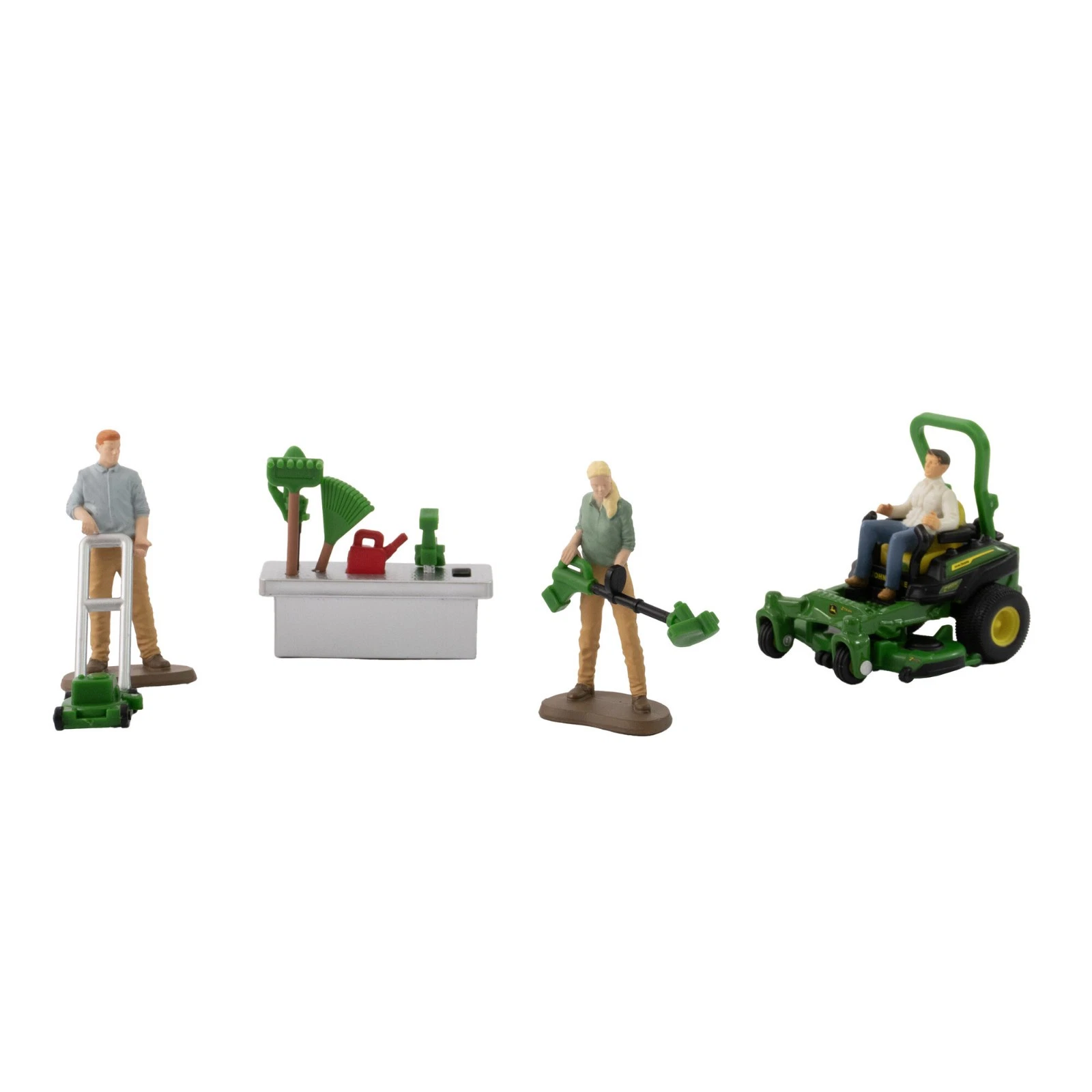 Britains John Deere Garden Playset 1:32 Ride-On Lawnmower Toy
