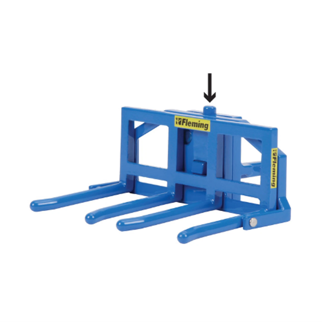 Britains Fleming Double Bale Lifter 1:32 Scale Farm Implement Model - Image 2
