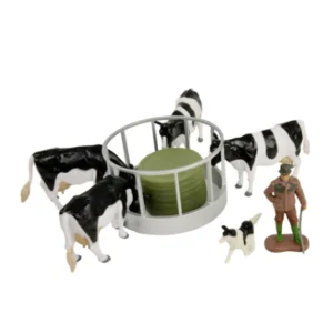 Britains Cattle Feeder Set with Toy Figures 1:32 Scale Farm Model