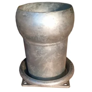 6″ Italian Male Square Flange Slurry Fitting – 4 Hole M12 (150mm Centres)