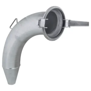6″ Italian 90° Female Over Hedge Slurry Fitting – Heavy Duty Tanker Discharge Connector