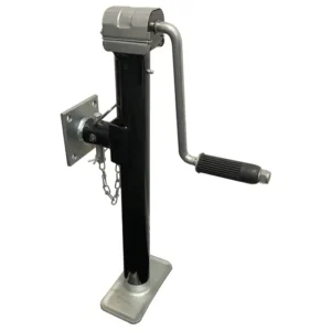 Trailer Jack 1300kg Side Wind Bolt On 60mm Heavy Duty Swivel Trailer Support Stand