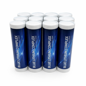 Blue Lithium Complex Grease 12 x 400g Cartridges – Heavy Duty EP2 High Performance Grease for Tractor, Plant