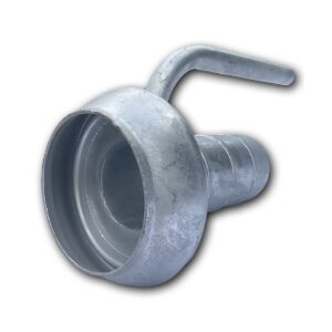 6″ Perrot Male to 4″ Hose Tail – Heavy Duty Slurry Reducer Fitting