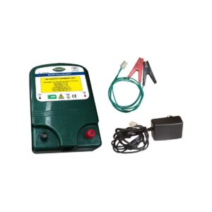 Vulcan 0.8J Electric Fence Energiser – 12V Battery or 230V Mains, 9,000V Output