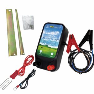 Fence Energiser 12V Battery 1.0J DEMETER – Electric Livestock Fencer 20km Range