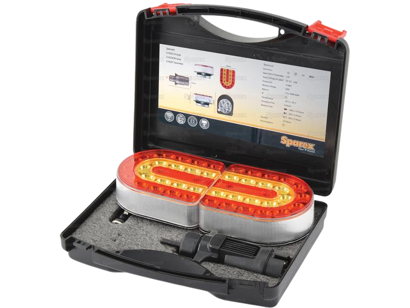 Sparex Connix Wireless Magnetic LED Trailer Lights Kit CAN Bus Rechargeable - Image 3