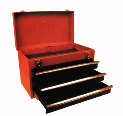 17" Heavy Duty 3 Drawer Tool Chest β Red | Metal Tool Box | Workshop Storage | STOCK CLEARANCE