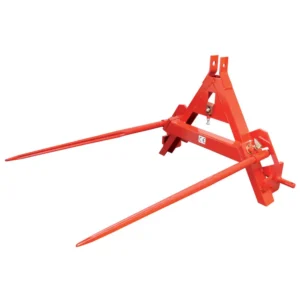 Bale Spike A-Frame Cat 2 Twin Tine 3 Point Linkage 1100mm Tines 800KG